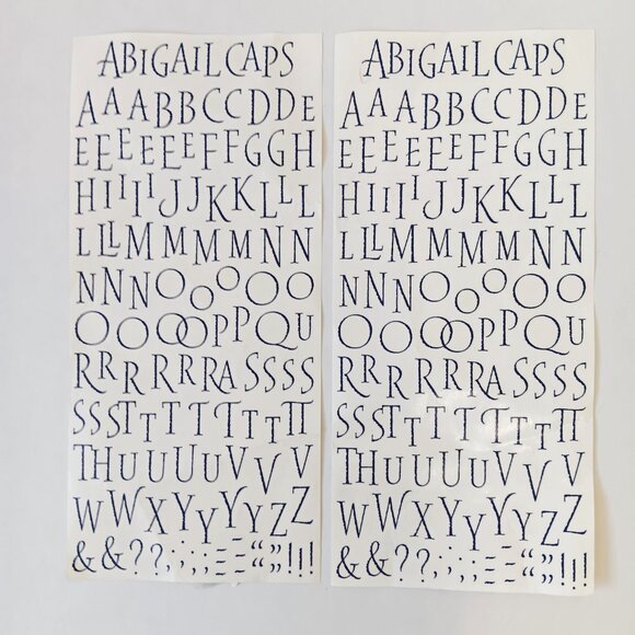 Lot of Mrs. Grossman's Multicolor Vellum Upper/Lower Case Sticker Letters 57 pcs - Picture 4 of 12